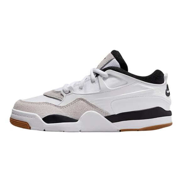 Jordan 4 RM Little Kids' Shoes White/Neutral Grey/Gum/Black 12